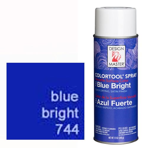 Bright Blue Design Master Colortool Floral Spray Paint