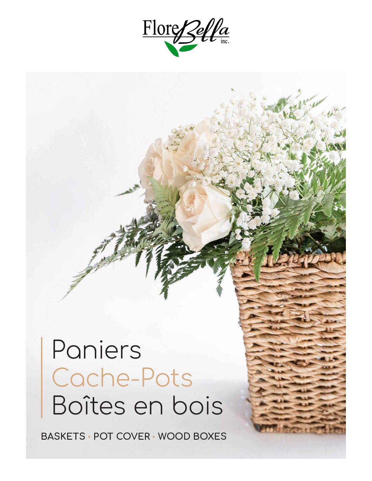 2024 - Catalogue : Paniers ∙ Cache-Pots ∙ Boîtes en bois